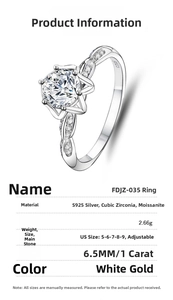 Macro shot of S925 sterling silver ring showing the internal hallmark and flower setting