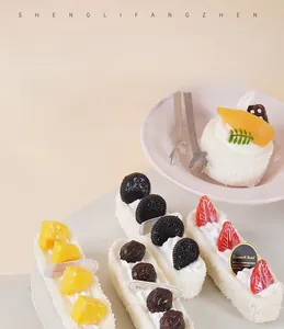 Détail d'un gâteau au fromage à la noix de coco avec garnitures de mangue et baies réalistes