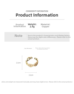 Detailed size specifications for the gold-plated pig nose ring with weight and dimensions