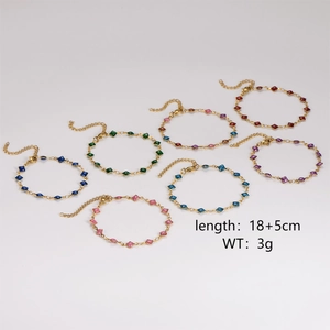 Colorful stainless steel bracelets with glitter resin charms in various vibrant shades