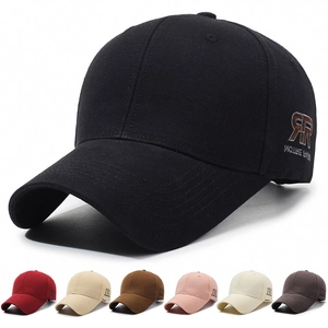 Baseball Cap Cotton Embroidered Letter Adjustable Curved Brim Sun Protection Outdoor Sport Leisure Unisex Adult