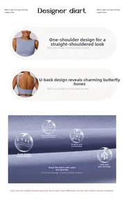 Detail of high-elasticity breathable yoga bra with U-shaped back and smooth fabric texture