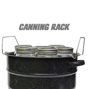 Stainless Steel Canning Rack And Jar Lifter Tongs Anti Scald Heat Resistant Jar Lifting Tool For Home Kitchen Preserving