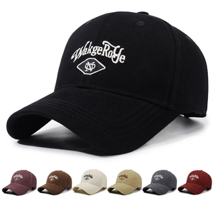 Cotton Baseball Cap Adjustable Sun Protection Outdoor Sport Casual Hat For Men Women Embroidery