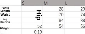 Detailed size chart for women casual shorts set showing length waist and hip measurements