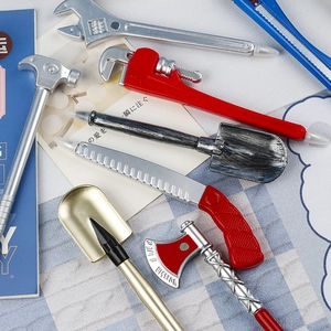 Novelty hardware tool ballpoint pens shaped like wrenches and hammers for student gifts