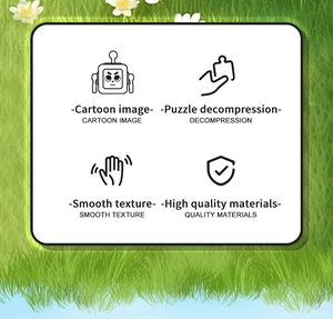 Infografica con design a cartone, funzioni di decompressione e materiali di alta qualità