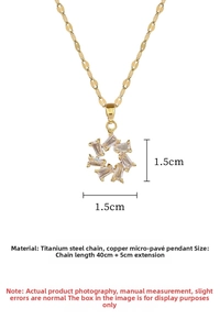 Macro shot of titanium steel gold necklace with sparkling crystal encrusted ring pendant