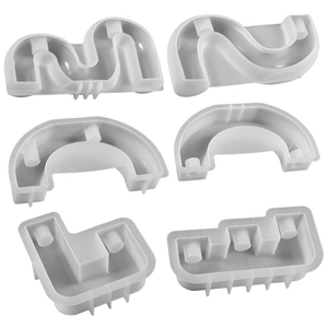 Siliconen mallenset voor boogvormige DIY-kaarsenhouders en hars-basisdecoratie