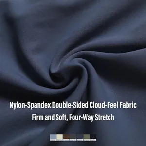 Combinaison de yoga à manches courtes en tissu extensible 4 directions avec sept coloris