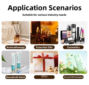 Custom packaging samples for essential oils, perfume, and cosmetic product gift boxes