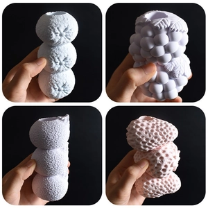 Stampi in silicone 3D a forma di frutta per candele fai da te e gesso fragola e uva