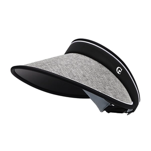 Foldable UV protection sun visor hat for women featuring a stylish G-letter emblem