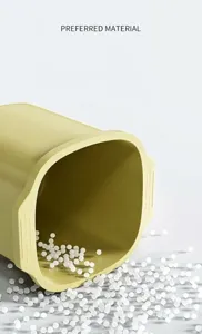 Detailed view of food-grade ABS and PP material grain container with odorless safety features