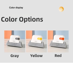 2-in-1 window groove cleaning tool available in grey, yellow, and red color options