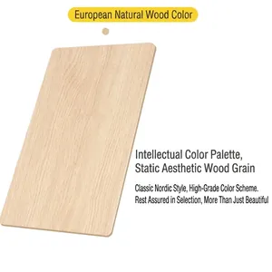 European wood color kitchen rack shelf organizer with a natural minimalist finish