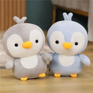 Cute Penguin Plush Toy Soft Stuffed Animal Pillow Doll With PP Cotton Filling For Children Bedtime Comfort Gift