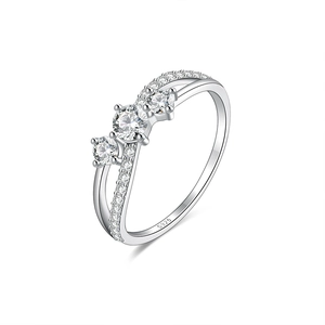 Macro detail of S925 sterling silver ring showing the engraved S925 stamp and stones