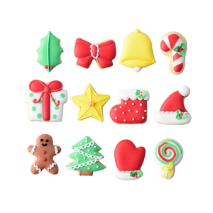 Set of 12 Christmas cookie cutters including gingerbread man, tree and star shapes