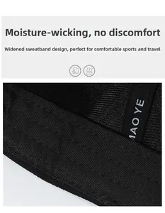 Detail view of the moisture-wicking sweatband and breathable fabric inside the baseball cap