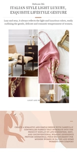 Détail d'une nuisette en satin de soie rose à fleurs avec de fines bretelles élégantes