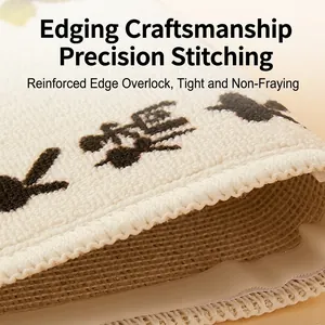 Durable vertical cat scratching pad with reinforced edges and anti-slip backing