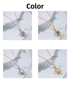 Détail des colliers pendentifs tortue en plusieurs couleurs avec dimensions et poids
