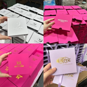Cajas de regalo personalizadas para joyas con cinta en varios colores pastel