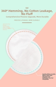 Close-up of circular cotton pads with 360-degree pressed edges for facial cleansing