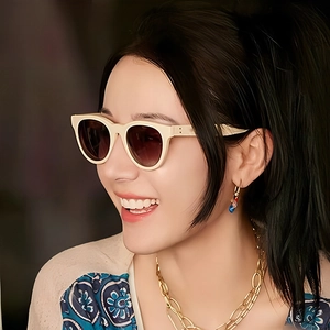 Women Sunglasses Fashion Vintage Cat Eye PC Frame UV400 Protection Outdoor Street Style Travel Eyewear