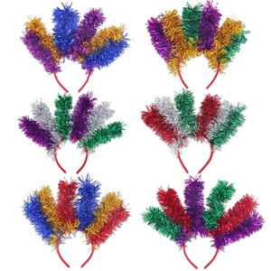 Cerchietto di Carnevale Multicolore Mardi Gras Festone Copricapo per Festa in Maschera Festival Brasiliano Costume Accessori Capelli