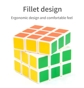 Detail view of the 5.7cm magic cube featuring ergonomic fillet design and smooth round corners