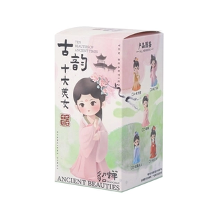 Ancient Beauties Diaochan blind box packaging featuring Chinese traditional style doll