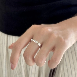 925 Sterling Silver Ring Elegant Bowknot Design Minimalist Korean Style Fashion Finger Jewelry For Women