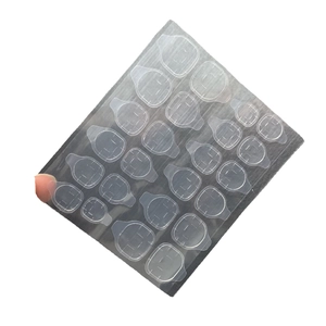 High adhesion transparent double-sided jelly glue stickers for press-on nails