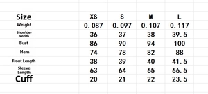 Size chart for women mesh flocked V-neck crop top with shoulder and sleeve measurements