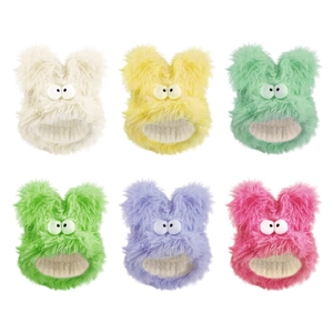 Cute bunny ear plush headbands in six colors including mint green and soft pink