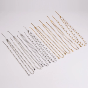Vintage pearl necklaces in gold and silver finish with adjustable extender chains