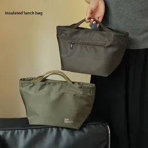Borsa Pranzo Isolata Poliestere Alluminio Grande Capacità Impermeabile Termica Portatile Ufficio Picnic Scuola Viaggio