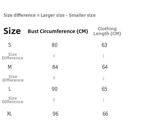 Detailed size chart for square neck cable knit sweater showing bust and length measurements