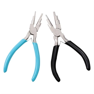 Professional 6-step jewelry bail making pliers for precision DIY wire wrapping loops