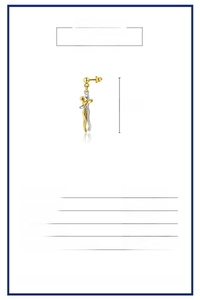 Artistic embrace earrings in gold and silver finish, high-quality polished brass material