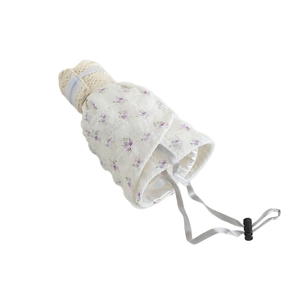 Chapeau de soleil en organza pour filles avec dentelle et protection UV argentée
