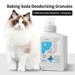 KIMPETS 500g Cat Litter Deodorizer Granules Sodium Bicarbonate Odor Eliminator Additive Keep Dry For Pet Litter Box