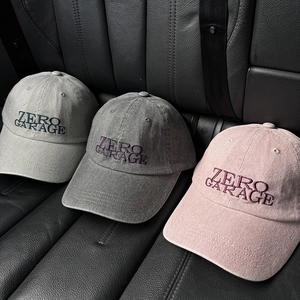Baseball Cap Cotton Adjustable Curved Brim Retro Letter Embroidery Casual Vintage Outdoor Hat For Men Women