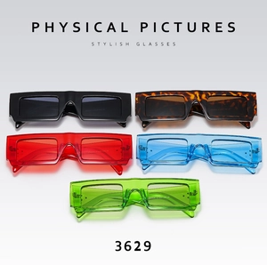 Detailed array of vintage rectangular sunglasses in black, tortoiseshell, and vibrant colors