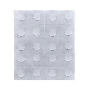 Strong adhesive balloon glue dots in transparent silicone for cake topper and party decor