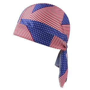 Atmungsaktive Kopfbedeckung für Draußen mit amerikanischem Sternenbanner-Design