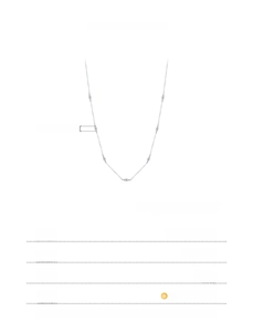 Detailed specs of S925 sterling silver choker with 4mm round beads and 41+4cm chain