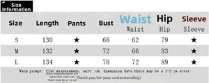 Detailed size chart for lace slip maxi dress showing length, bust, waist, and hip measurements
